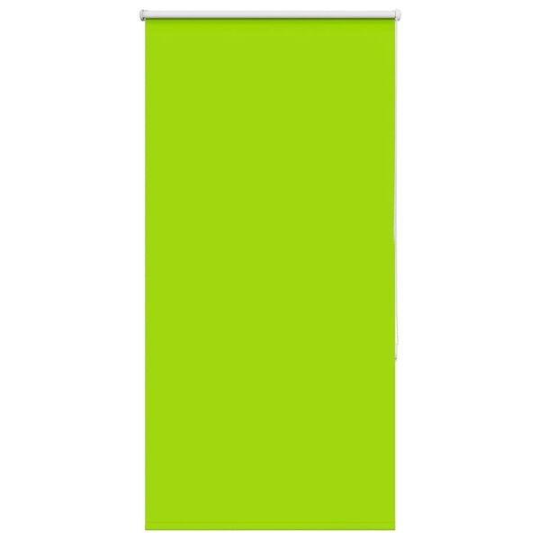 vidaXL Roller Blind Blackout Leaves Green 70x175 cm Fabric Width 65.7 cm Polyester