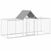 vidaXL Chicken Coop | Silver | Galvanised steel | Large