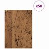 vidaXL Decor Panels 50 pcs Old wood 15 x 21 x 0.3 cm Engineered wood