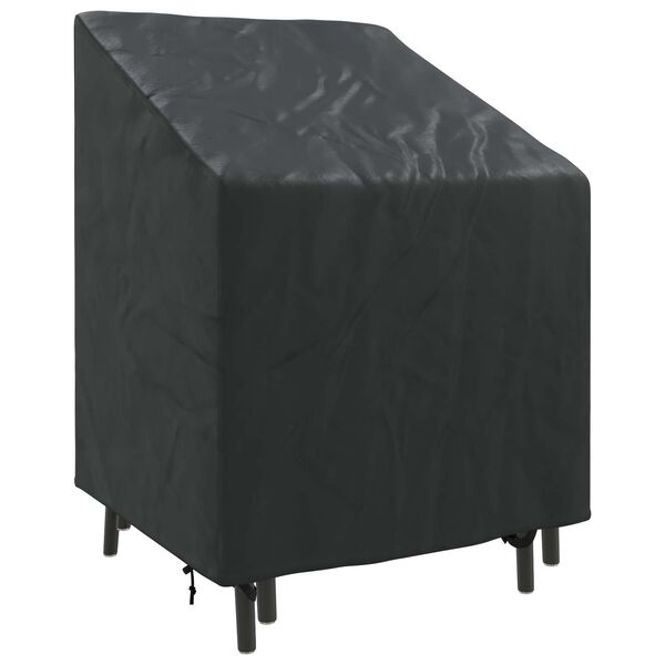vidaXL Garden Chair Cover Black 75 x 78 x 65 / 100 cm 600D Oxford Fbric