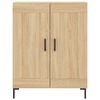 vidaXL Highboard Sonoma Oak 69.5x34x180 cm Engineered Wood