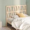 vidaXL Bed Headboard 141x4x100 cm Solid Wood Pine