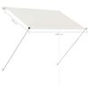 vidaXL Retractable Awning 100x150 cm Cream