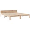 vidaXL Family Bed Frame No Mattress 270x200 cm Solid Wood Pine