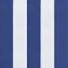 vidaXL Garden Bench Cushion Striped Blue and white 180 x 50 x 4 cm
