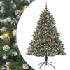 vidaXL Artificial Christmas Tree with Stand Green 126 x 126 x 180 cm