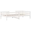 vidaXL Bed Frame White 80x200 cm Solid Wood Pine