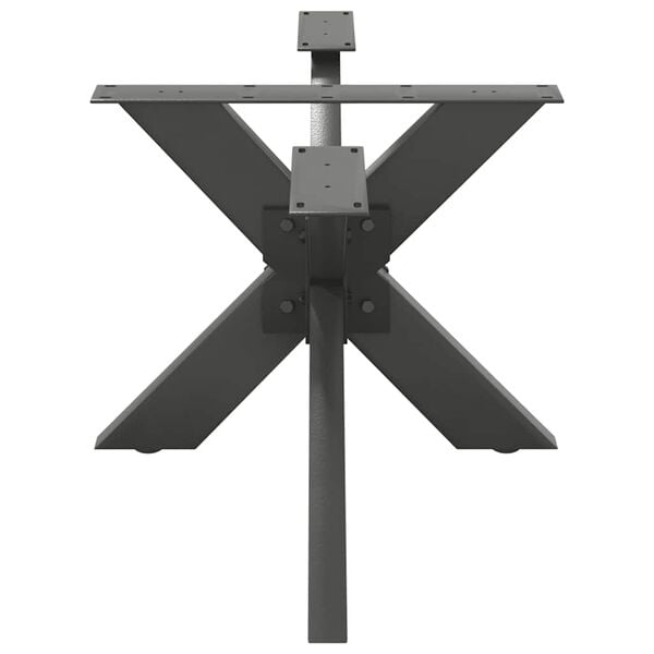 vidaXL Coffee Table Leg Spider Shape Anthracite 98x58x(42-43) cm Steel