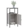 vidaXL Bedside Cabinets 2 pcs Grey Sonoma 41x31x80 cm Engineered Wood