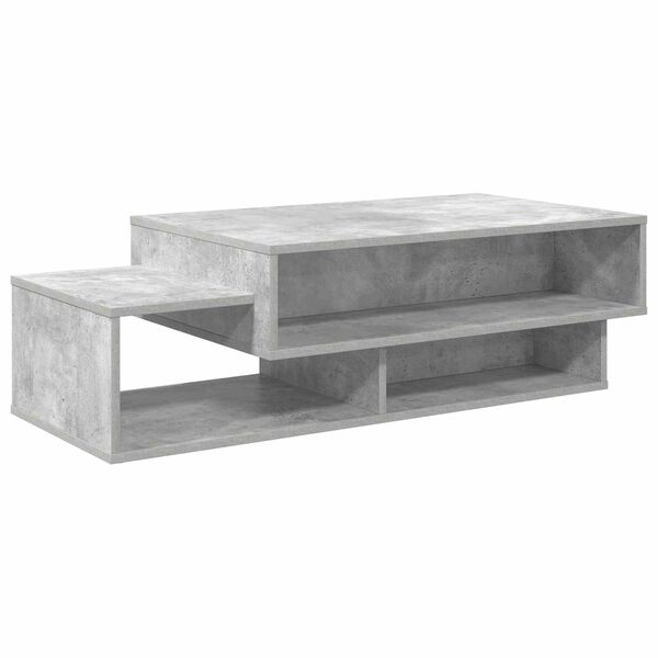 vidaXL Coffee Table Concrete Grey 105 x 50 x 32.5 cm Engineered Wood