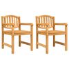 vidaXL 5 Piece Garden Dining Set Solid Wood Teak