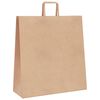 vidaXL Paper Bags 50 pcs with Handles Brown 45x17x48 cm