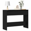 vidaXL Console Table Black Oak 100 x 35 x 76.5 cm Engineered Wood