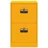 vidaXL File Cabinet with Drawer Mustard Yellow 45.5 x 42 x 74.5 cm
