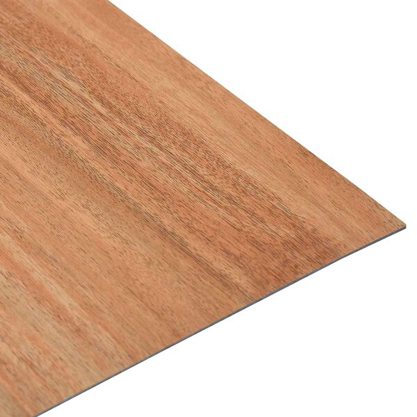 vidaXL Flooring Planks 55 pcs Brown 5.11 m&sup2; PVC