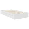 vidaXL Storage Bed with Headboard White 90 x 190 cm Engineered Wood