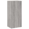 vidaXL 5 Piece TV Wall Cabinets Grey Sonoma Engineered Wood