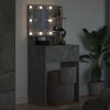 vidaXL Bedroom Dressing Tables Concrete Grey 80 x 39.6 x 135 cm