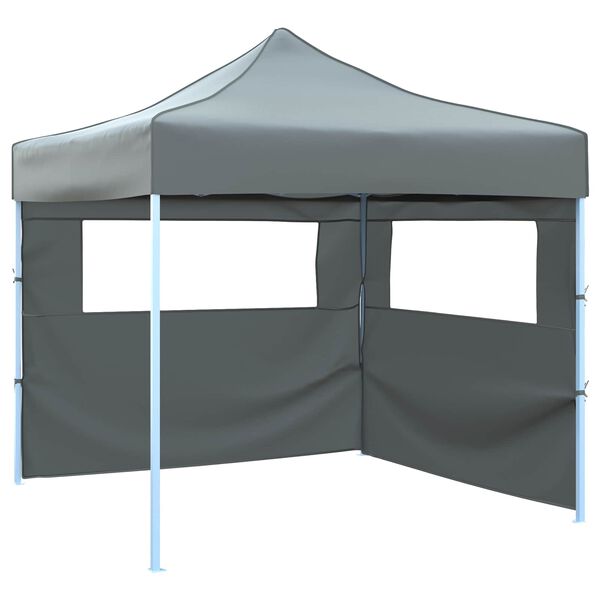 vidaXL Party Tent Folding Anthracite 291 x 291 x 315 cm Oxford Fabric