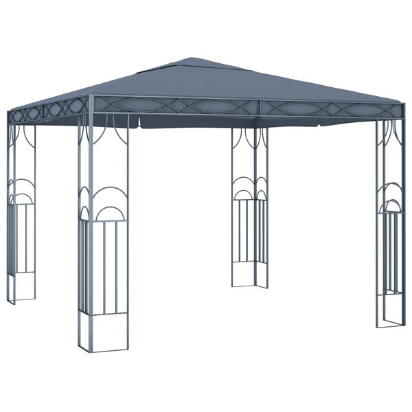 vidaXL Gazebo 300x300 cm Anthracite