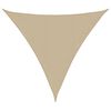 vidaXL Sun Shade Sail Beige 2x2x2 m 100% Polyester Oxford