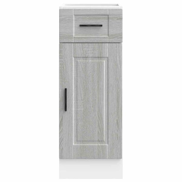 vidaXL Kitchen Base Cabinet&nbsp;Porto Grey Sonoma Engineered Wood