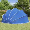 vidaXL Pool Dome Folding Manual Blue 500 x 500 x 236 cm