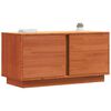 vidaXL TV Cabinet Wax Brown 80 x 35 x 40.5 cm Solid Pine Wood