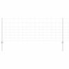 vidaXL Outdoor Wild Fence with Posts 25 x 0.8 m Galvanised Steel Mesh