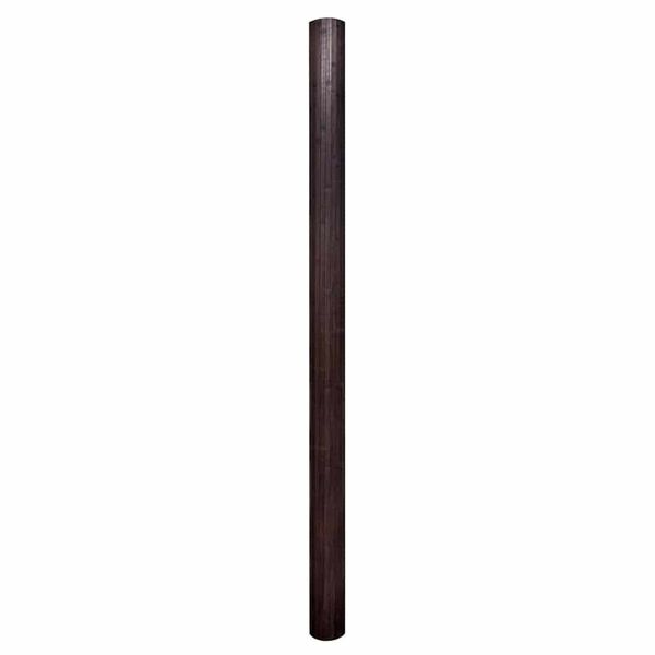 vidaXL Room Divider Bamboo Dark Brown Width 250 cm Height 165 cm