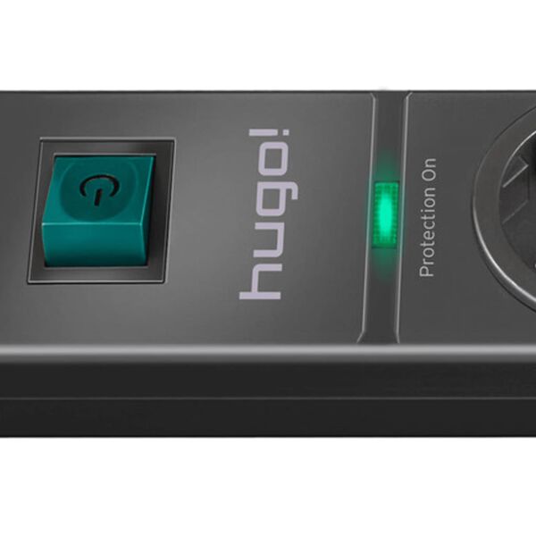 Brennenstuhl 8-Way Extension Socket hugo! 2 m Antracite