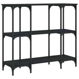 vidaXL Console Table Black 102x35x90 cm Engineered Wood