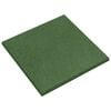 vidaXL Fall Protection Tiles 24 pcs Green 50 x 50 cm Rubber