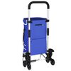 vidaXL Shopping Trolley Folding Blue 47 x 39 x 100.5 cm Oxford fabric