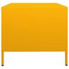 vidaXL Coffee Table Mustard Yellow 68.5x50x43.5 cm Cold-rolled Steel