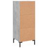 vidaXL Sideboard Concrete Grey 34.5x34x90 cm Engineered Wood