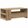 vidaXL Coffee Table Artisan Oak 102 x 55 x 43.5 cm Engineered Wood