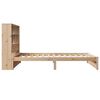 vidaXL Bookcase Bed without Mattress 90x200cm Solid Wood Pine