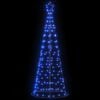 vidaXL LED Christmas Tree 200 LEDs Blue 180 cm