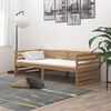 vidaXL Day Bed without Mattress Honey Brown Solid Wood Pine 90x200cm