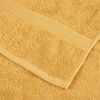 vidaXL Premium Wash Towels "SOLUND" 10 pcs Gold 30x30 cm 600 gsm