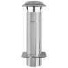 vidaXL Chimney Extension Silver 25 x 25 x 65 cm Stainless Steel