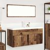 vidaXL Bathroom Cabinet Old Wood 100 x 38.5 x 46 cm Engineered Wood