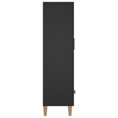 vidaXL Highboard Black 70x31x115 cm Engineered Wood