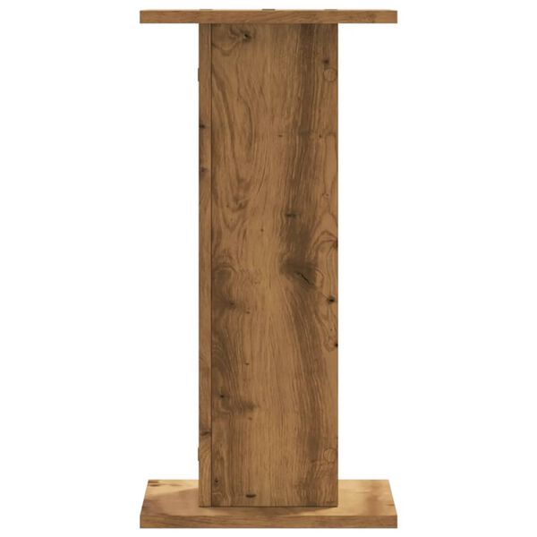vidaXL Plant Stands 2 pcs Artisian Oak 30x30x60 cm Engineered Wood