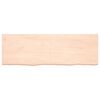 vidaXL Bathroom Countertop 180x60x(2-6) cm Untreated Solid Wood
