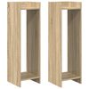 vidaXL Plant Stand Sonoma Oak 30 x 30 x 100 cm Engineered Wood