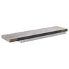 vidaXL Floating Wall Shelf Concrete Grey 90x23.5x3.8 cm MDF