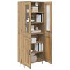 vidaXL Highboard Artisan Oak 69.5 x 34 x 90 cm Engineered Wood