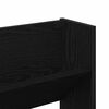 vidaXL Shoe Cabinet 2 pcs Black Oak 83 x 18 x 60 cm Engineered Wood